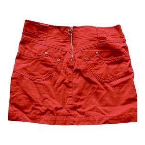 Women’s Size 6 Armani Exchange Red Mini Skirt